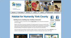 Desktop Screenshot of habitatyorkcounty.org