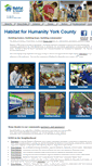 Mobile Screenshot of habitatyorkcounty.org